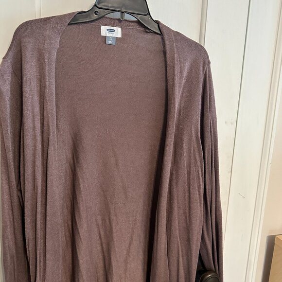 | Old Navy | Open Front Mauve Cardigan - Picture 2 of 7